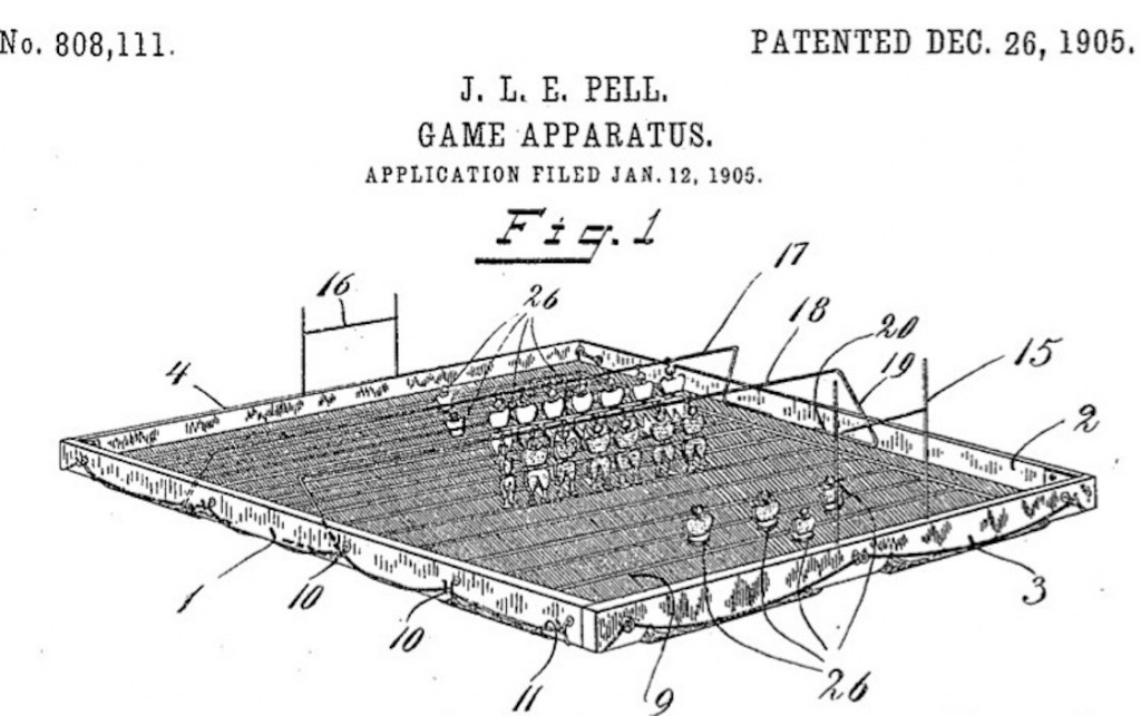 "Game Apparatus" diagram for 1905 football game
