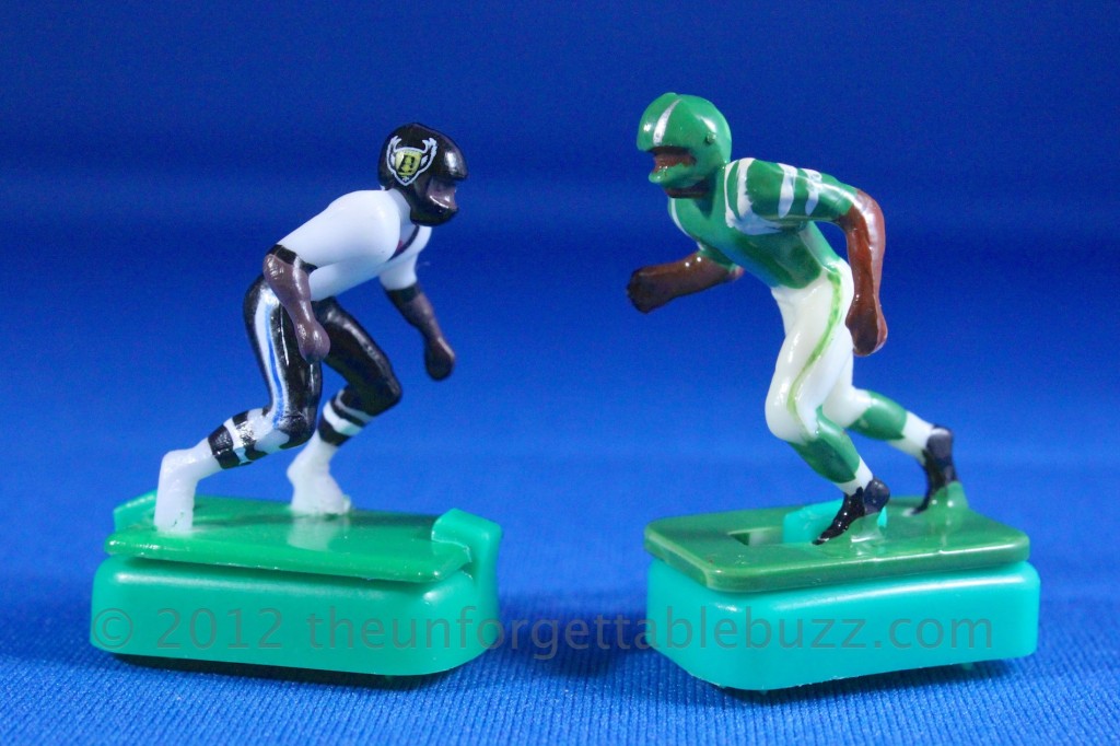 Electric football Raven and 1967 big men Philadelphia Eagles