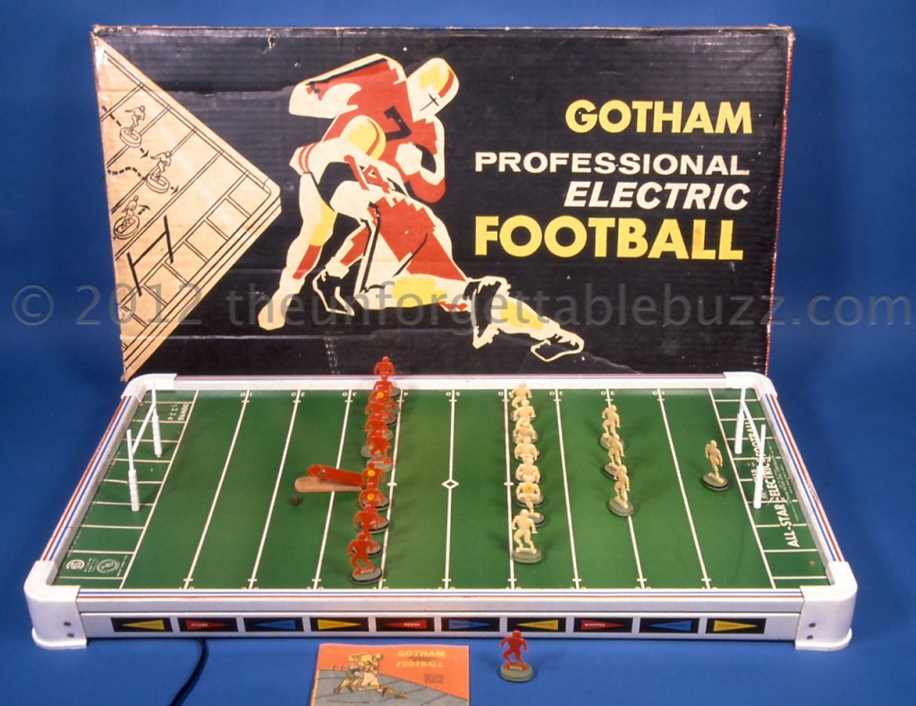 Gotham Electric Football game 1961 Canadian version electric football G-880