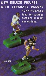 Electric football 1967 Tudor catalog New Orleans Saints