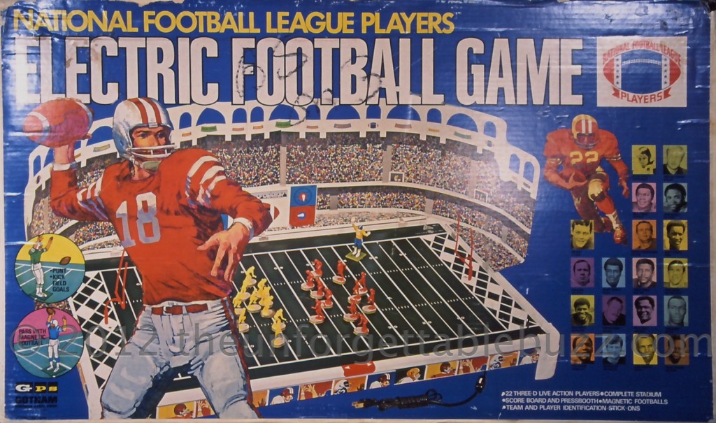 Gotham 1972 NFLPA G-1506 Electric Football game