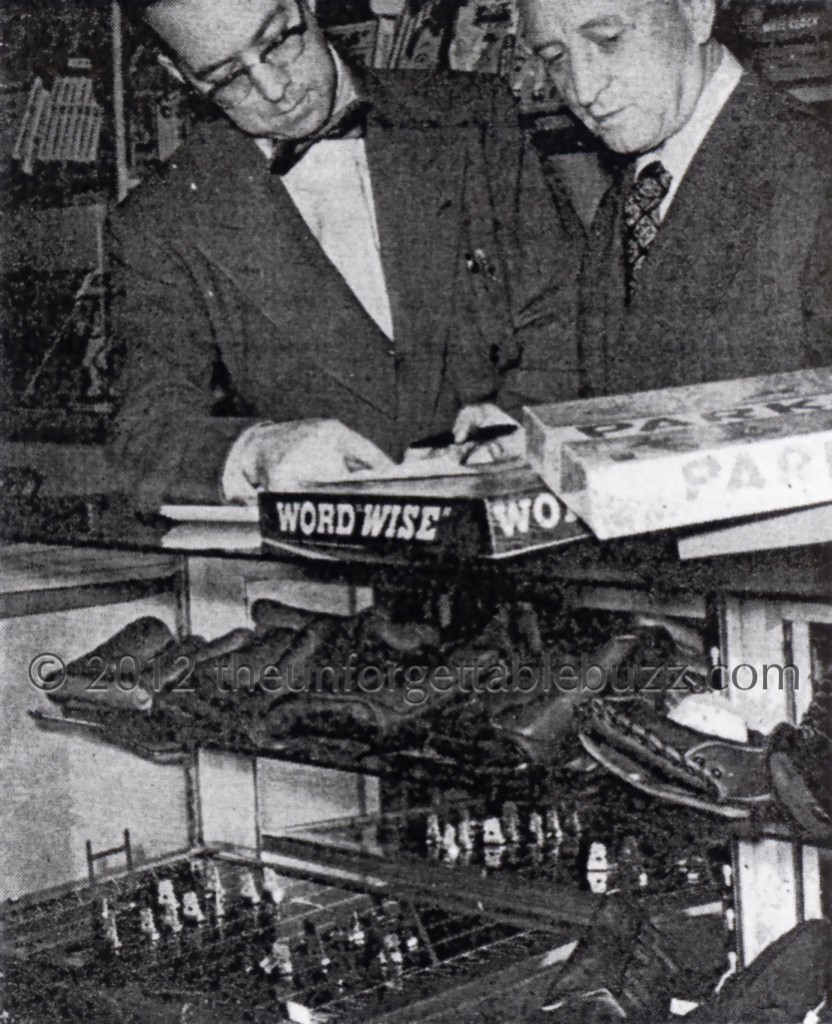 1954 Tudor electric football on display in an Ohio toy store