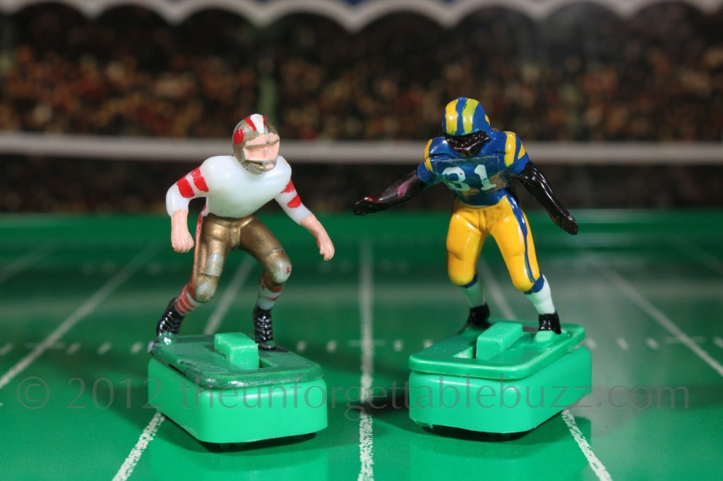 Electric football Tudor 49ers Rams Haiti Hong Kong NFL