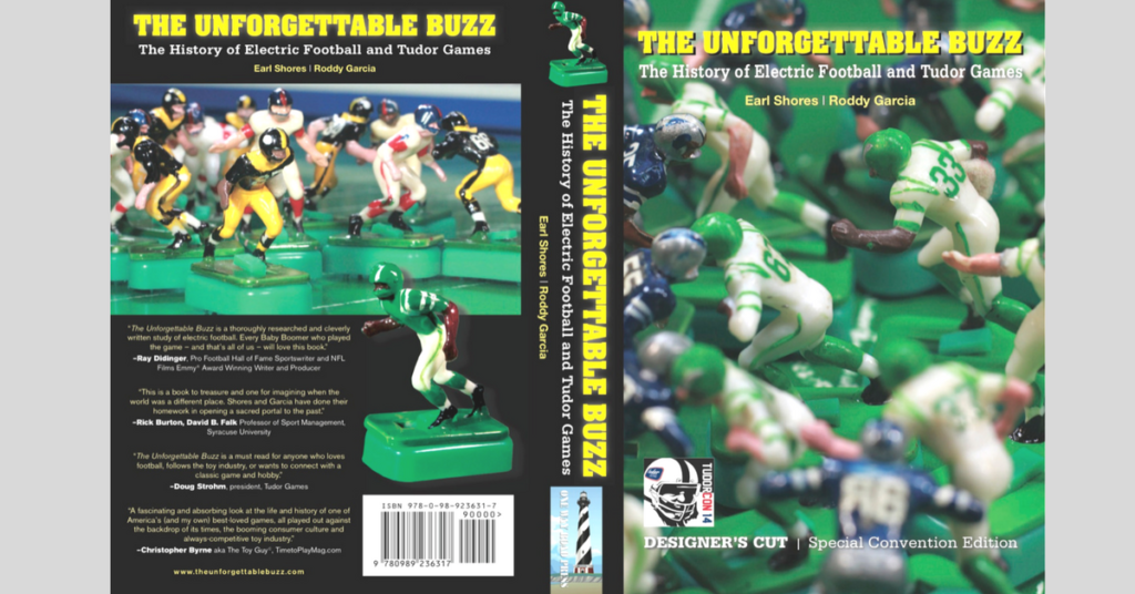 <img alt="The Special TudorCon 2014 Edition of The Unforgettable Buzz Electric Football history book">