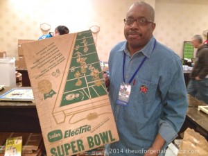 René Smith with his 1968 Otasco Tudor No. 500 Super Bowl - a game the we didn't know existed!