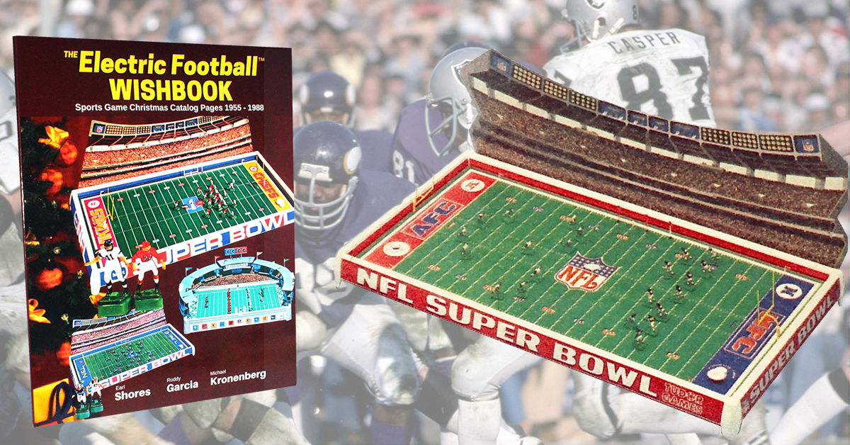 <img alt="Electric Football Wishbook 1977 Penney Super Bowl Raiders Vikings">