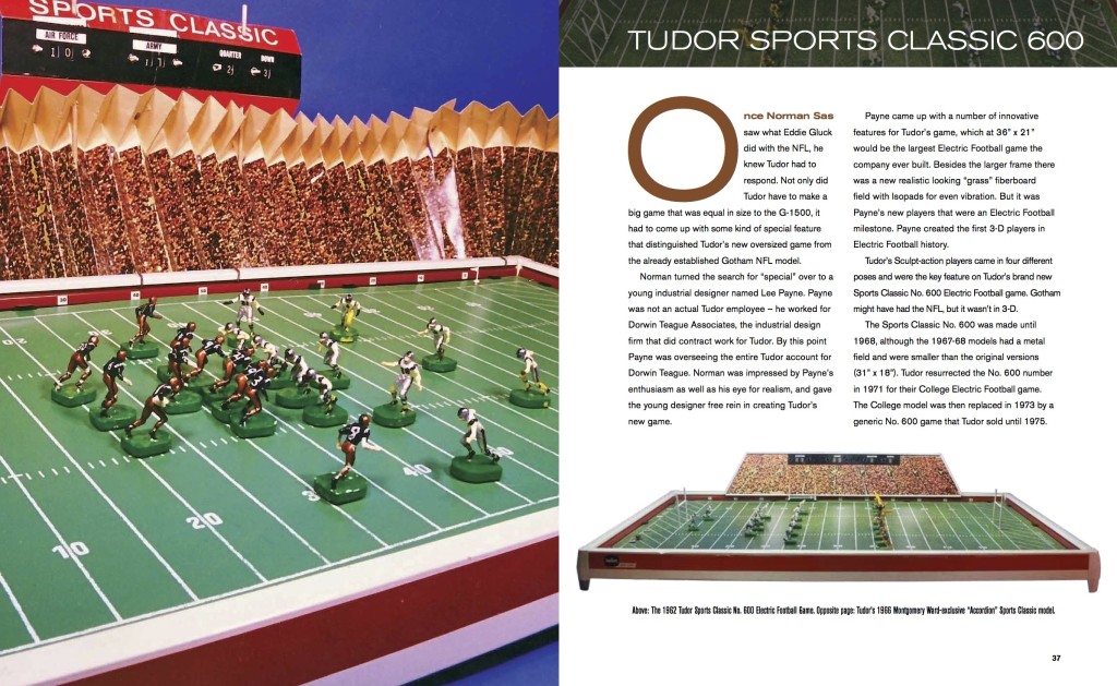 <img alt="Tudor Sports Classic 600 Spread From Full Color Electric Football book">