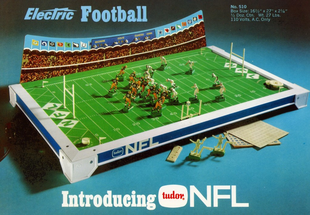 Electric Football The Unforgettable Buzz Tudor NFL 510 Colts Packers 