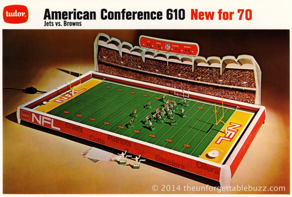 Electric Football Game 1970 Tudor NFL AFC No. 610