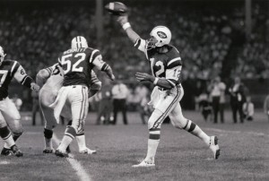 Electric Football Book Joe Namath in action