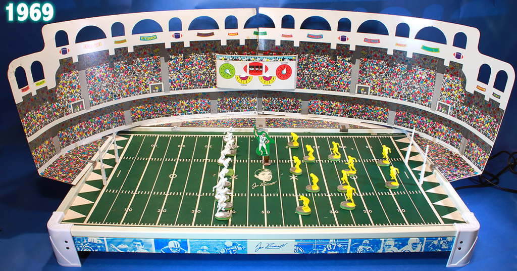 <img alt="1969 Gotham Joe Namath Electric Football Game 812 NFL New York Jets">