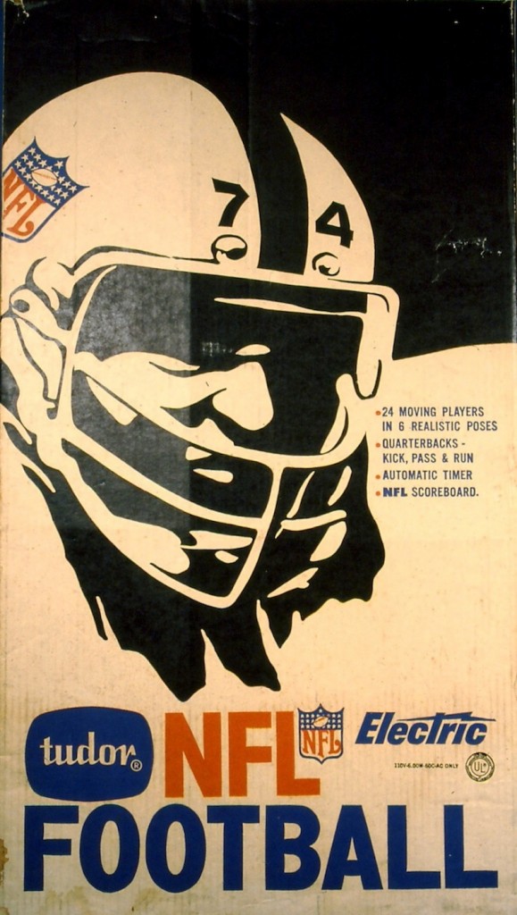 Box of the 1967 Tudor No. 613 Electric Football game