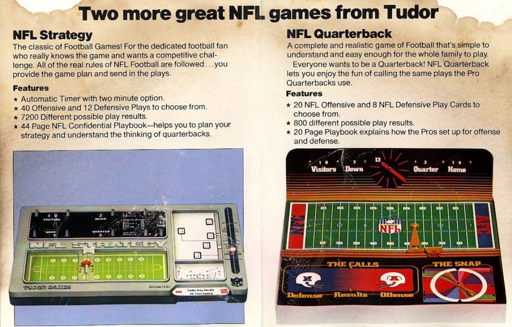1979 Tudor NFL Rule Book