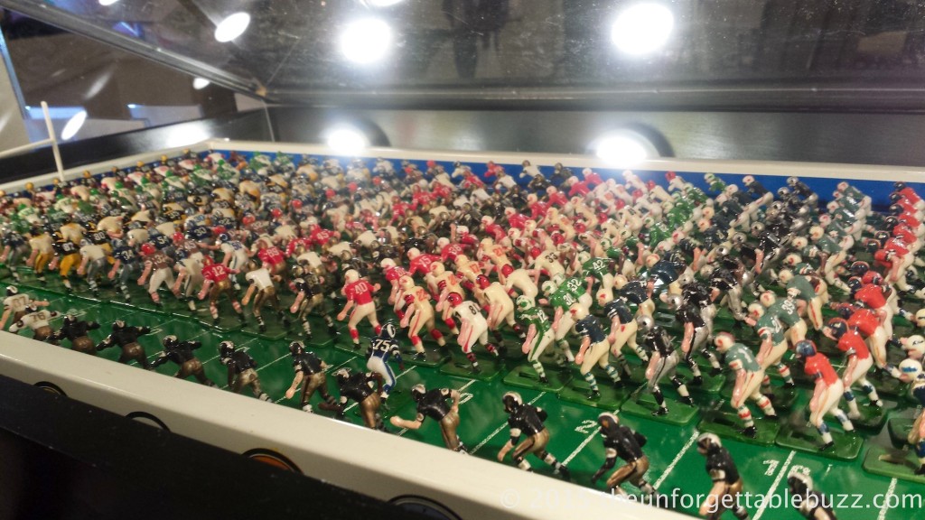 Lineup of 1967 Tudor NFL Electric Football teams