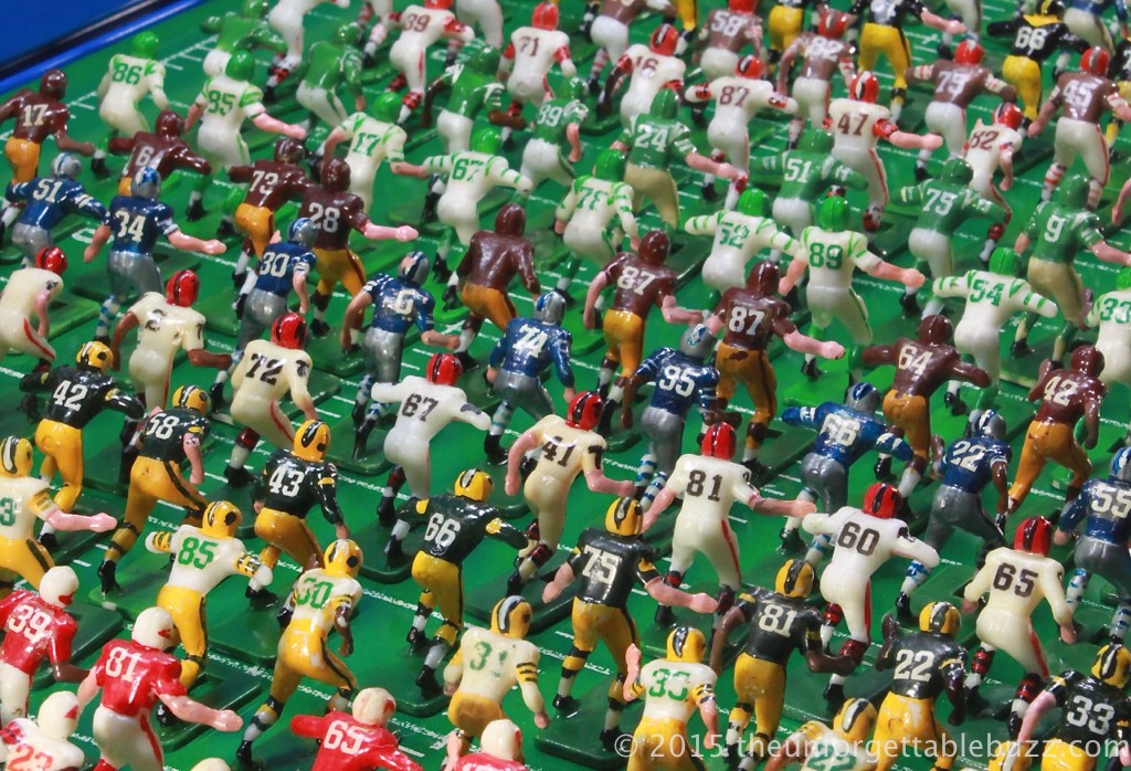 Lineup of 1967 Tudor Electric Football players