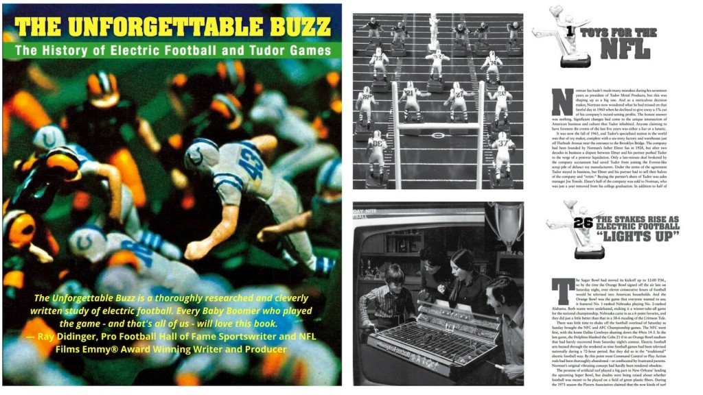 <alt img="the unforgettable buzz electric football book">