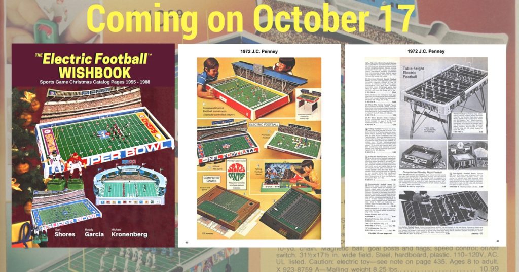 <img alt="Electric Football Wishbook cover and sample pages">