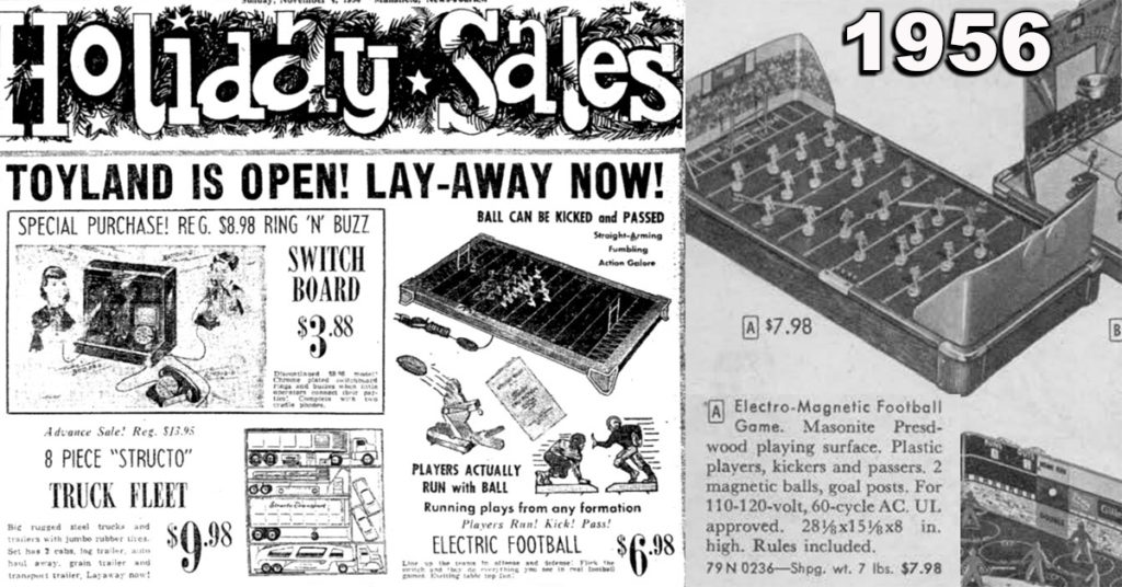 1956 Electric Football Tudor and Gotham