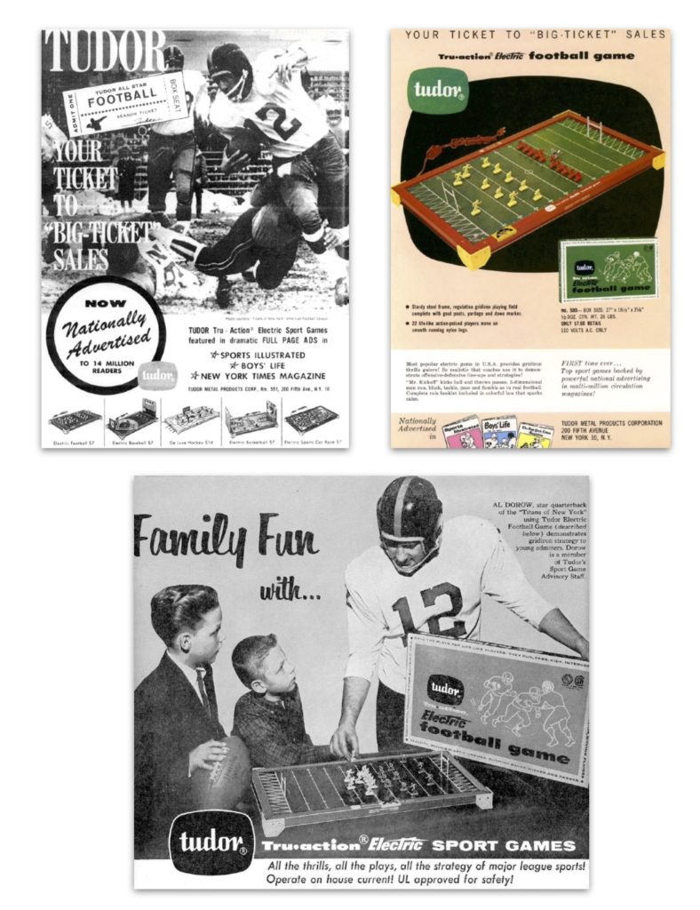 Tudor Electric Football in 1961