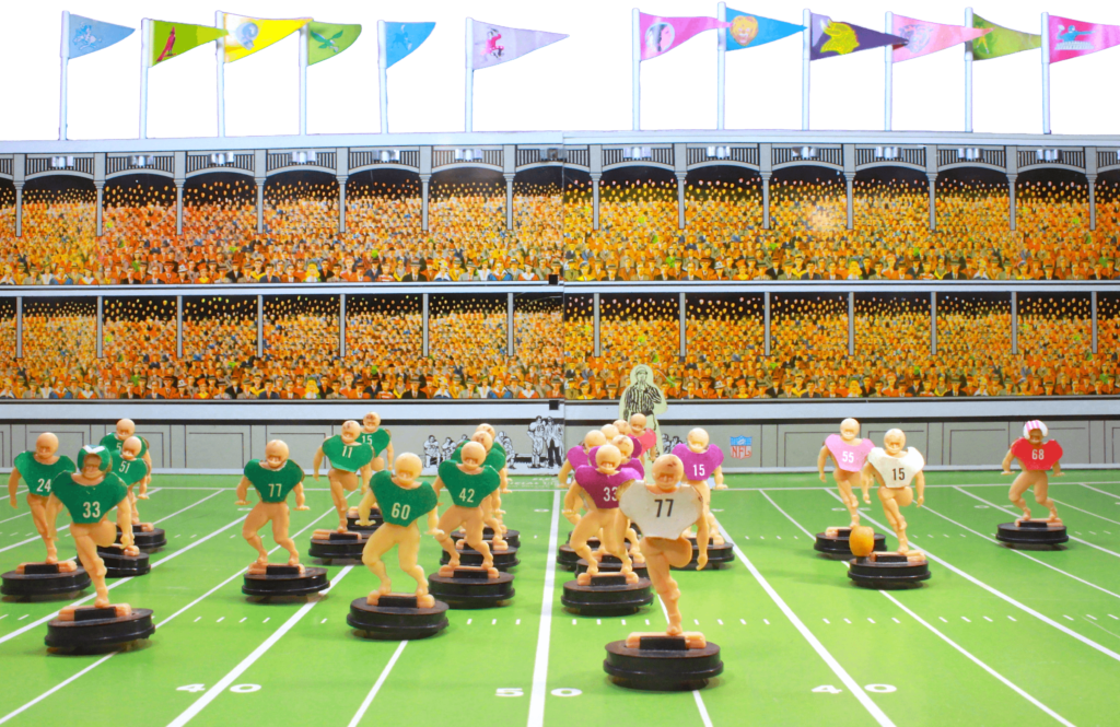 Electric Football's first ever NFL licensed game - the Gotham NFL G-1500