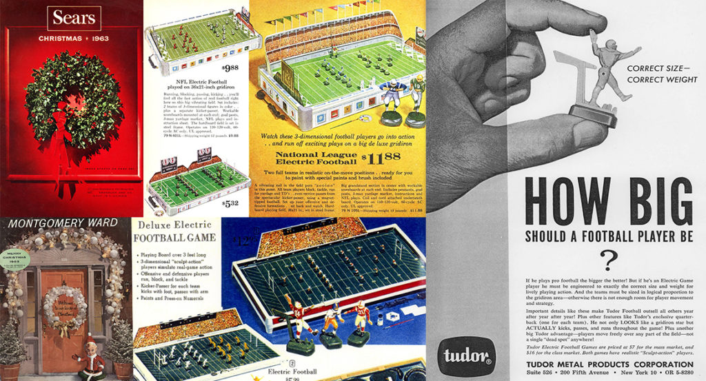 Electric Football overview 1963 Tudor Gotham