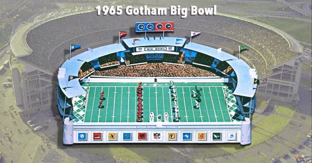 1965 Gotham NFL Big Bowl Electric Football game