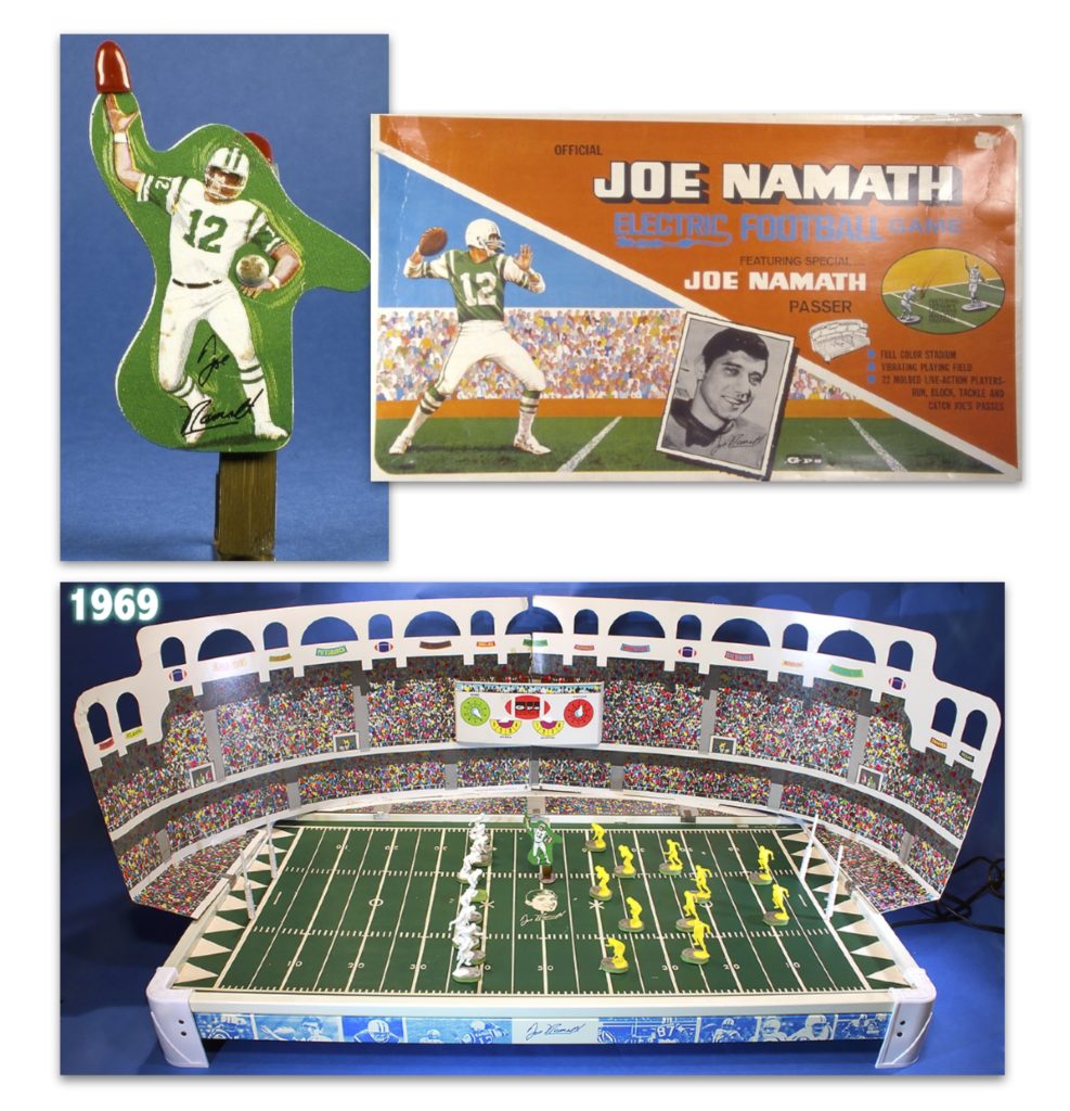 Electric Football 1969 Gotham Joe Namath G-812 game