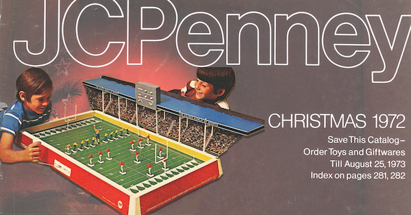 Electric Football 1972 Coleco JC Penney