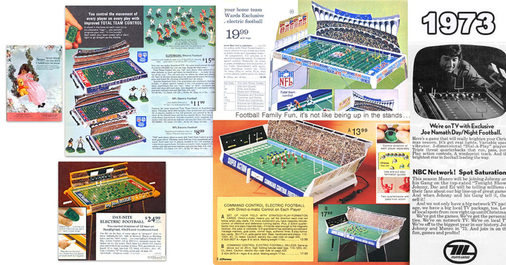 Electric Football 1973 Tudor Sears Penneys Ward Colec