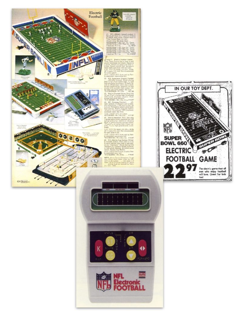 Electric Football Timeline 1979 Tudor Sears Woolco Electronic Football
