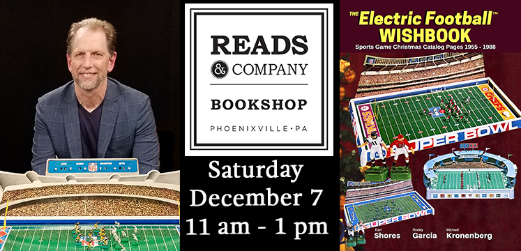 Electric Football Book Signing with Earl Shores at Reads & Company Bookshop